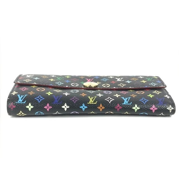 LOUIS VUITTON MonogramMulticolore Portefeuille Sarah Wallet Long Wallet - Picture 6 of 16